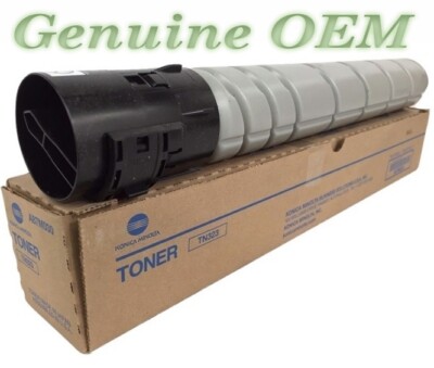 A87M030/TN323,TN-323 Original OEM Konica Minolta Toner Cartridge, Black Genuine