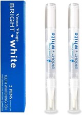 VENUS VISAGE AWARD WINNING TEETH WHITENING PEN 2 PENS 20 USES, WHITENING GEL