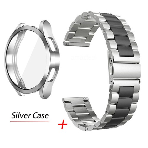 Correa + Estuche Protector de Acero Inoxidable para Samsung Galaxy Watch 6 Clásico 43/47mm - Imagen 19 de 30