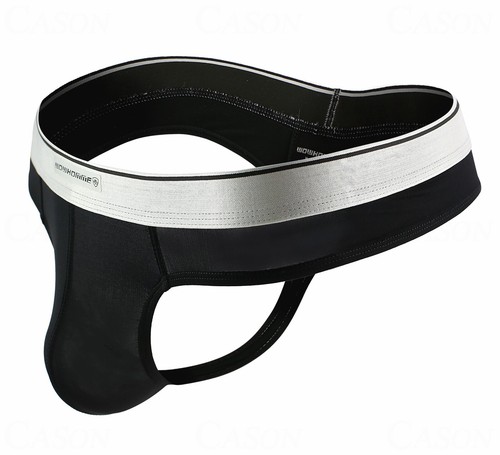 Men's Ultra-thin Thong Underwear Sexy T-back G-strings Underpants Size M L XL - Picture 5 of 42