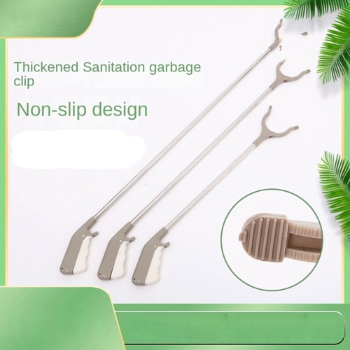 Durable Garbage Collection Tool Stainless Steel Trash Clamp Outdoor - Picture 4 of 12