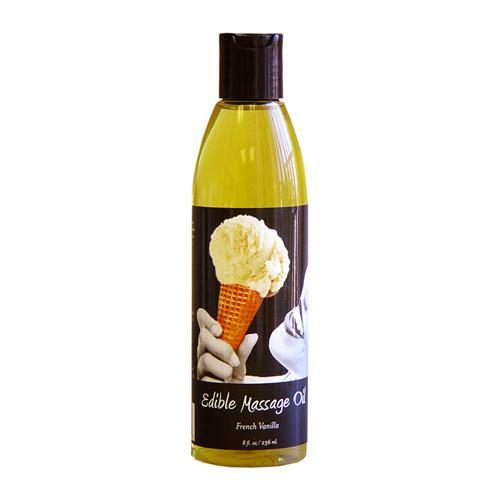 Earthly Body Edible Massage Oil 8oz, French Vanilla for sale online
