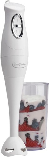 Betty Crocker Hand Blender with Beaker, White, BC-1303CK NEW - Picture 2 of 14