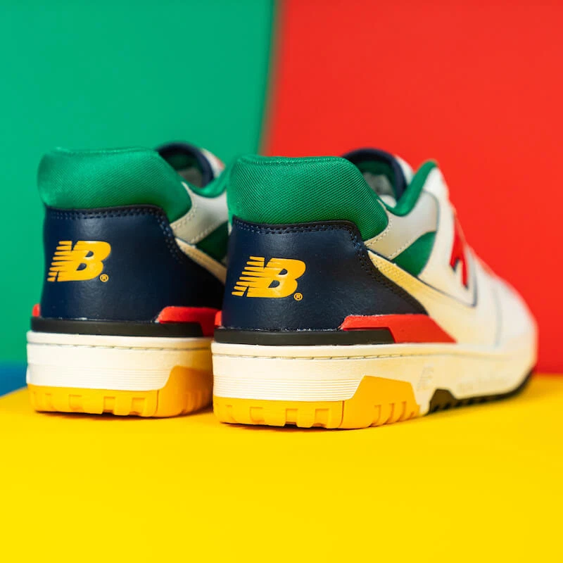 US 9.5 BB550CL1 New Balance 550 Multi Color Red Blue Green Yellow
