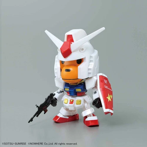 SD Gundam Baby Milo & RX-78-2 SD EX-STANDARD]A BATHING APE model kit gunpla - Picture 15 of 15