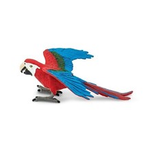 Green-Winged Macaw Figurine - 4.17in. L x 3.54in. W x 1.38in. H (sl263929)