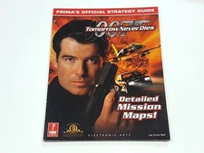 007 Tomorrow Never Dies Prima Games Strategy Guide Book with Poster *wear