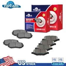 Front & Rear Ceramic Disc Brake Pads for Ford Edge Lincoln MKX 2011 - 2014 2015
