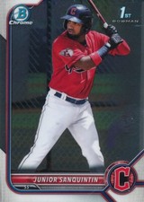 Junior Sanquintin 2022 Bowman Chrome Prospects RC #BCP-80 Guardians