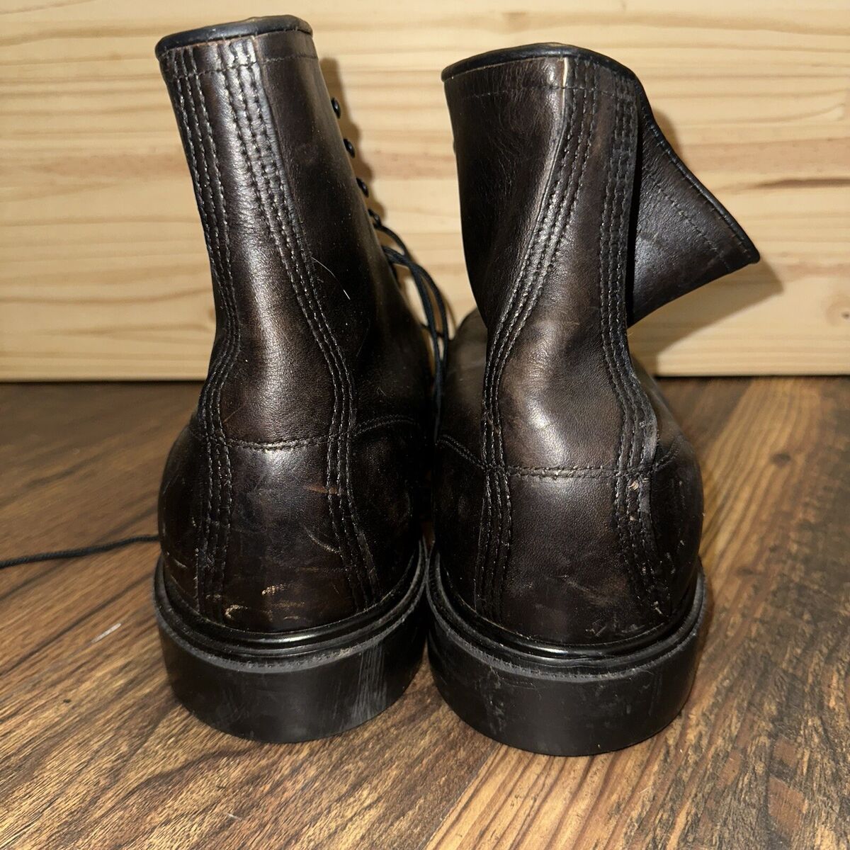 Red Wing 953 SuperSole Work Boots Size 15 E2 Dyed Black Red Wing 953 SuperSole Work Boots Size 15 E2 Dyed Black
