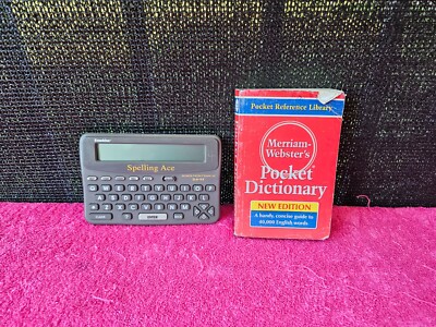 Franklin Spelling Ace SA-98 With Merriam Websters Pocket Dictionary