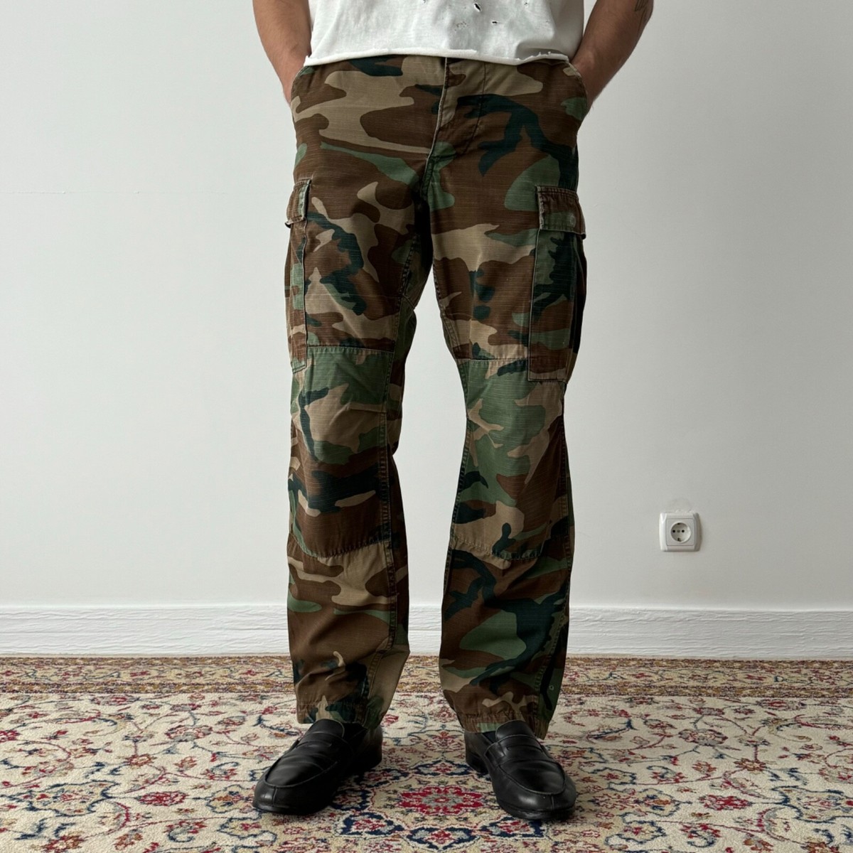 【Raucohouse】Sergeant camo vintage cargo pants Raucohouse