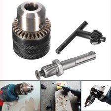 1/2''x20UNF KEYED DRILL CHUCK WITH KEY AND SHANK ADAPTER KIT 1.5MM-13MM