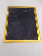 8 10 Blue  Gold Acrylic Plaque Board   Trophy Parts   DIY Award Blank P4116 