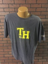 Tommy Hilfiger TH 85 Blue T-Shirt Men's size Large L Vintage Made in USA B4-4