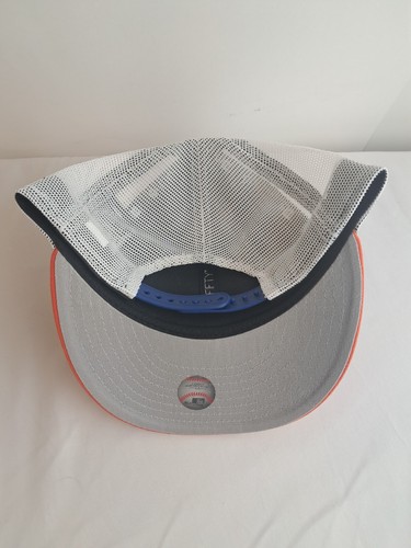 New Era New York Mets Squared Low Profile 9FIFTY Snapback Hat Adjustable Blue - Picture 3 of 9