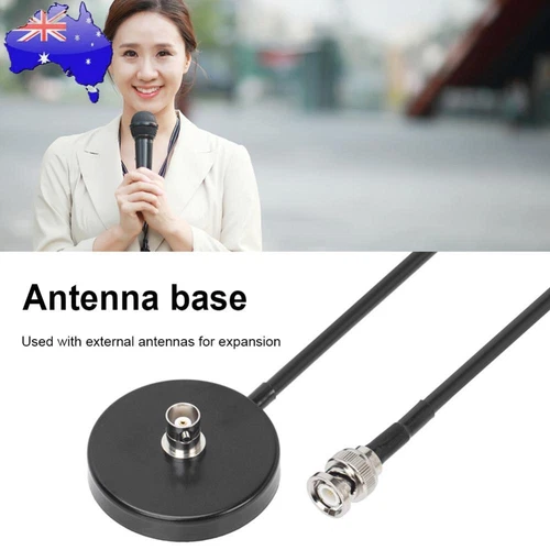 RG58 Antenna Magnetic Base 5 Meters Magnet Antenna Mount for Wireless Microphone