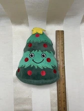 Merry & Bright Holiday Green Tree Plush Dog Toy w/Squeaker - Christmas Holiday