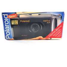 POLAROID Captiva SLR SE Instant Film Camera  Original Box Vintage