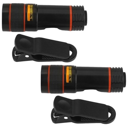 2pcs Outdoor Practical Portable Single Macro Lens Clip On Phones Lens - 第 11/12 張圖片