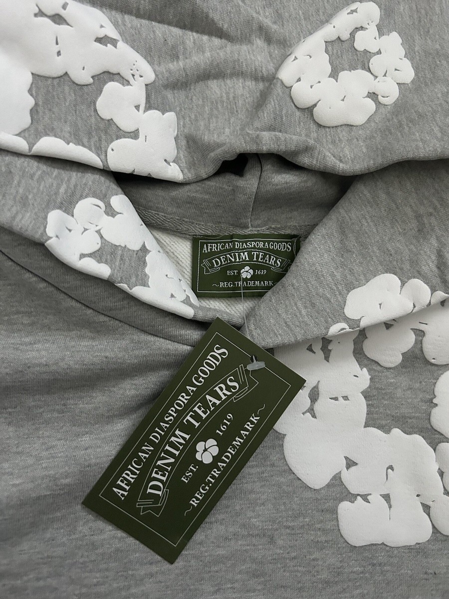 denim tears grey hoodie | eBay