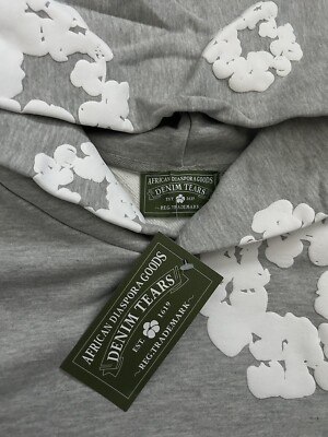 denim tears grey hoodie | eBay