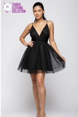 strapless open back dress Princess Tulle Prom Dress main image 0