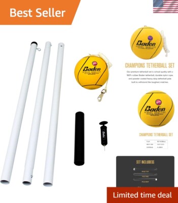 Backyard Tetherball Game Set: Easy Assembly & Sturdy Design for Family Fun