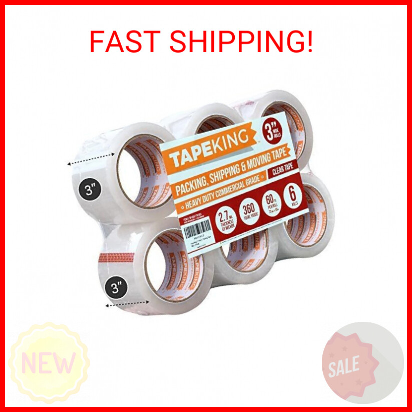 Tape King Clear Packing Tape 3 Inch Wide (2.7mil Thick) 60 Yards Per Refill Ro eBay