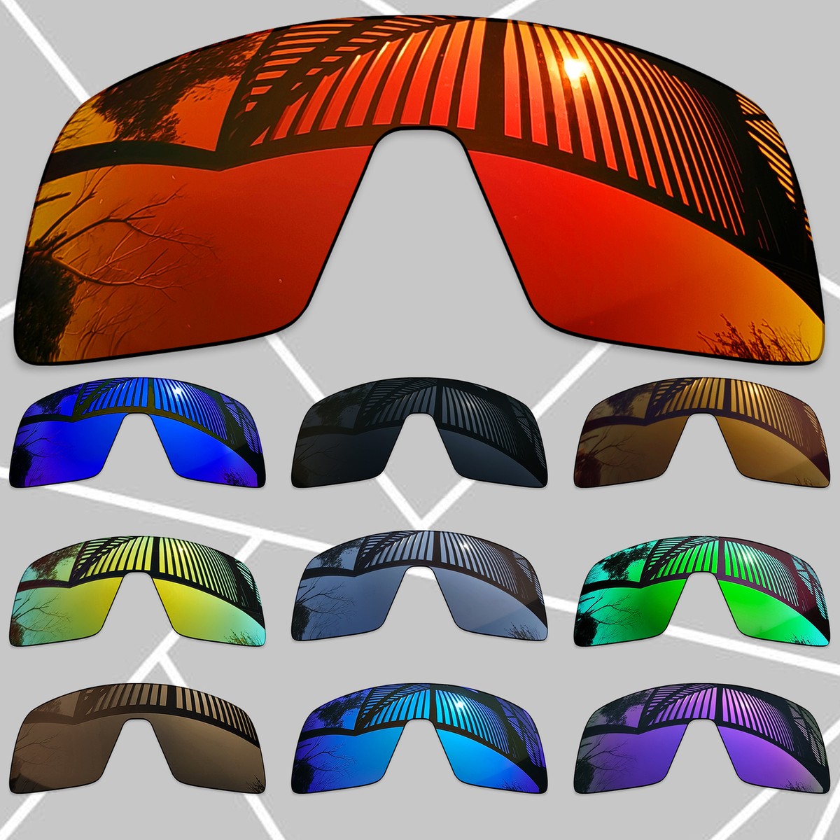 TRUE Replacement Lens for-Oakley Sutro Lite Asian Fit OO9463A Frame  Multi-Colors