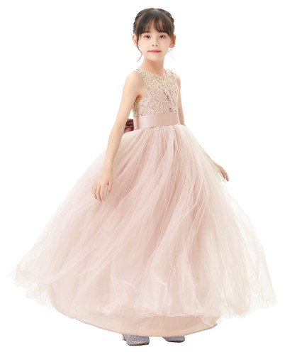 A-Line Flower Girl Dress Special Occasion Dress Birthday Party Dress Ball Gown - Picture 15 of 45