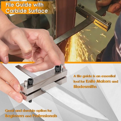 Hardened File Guide With Carbide Surface Knife grinding jig Knife Making Tool - Bild 6 von 11