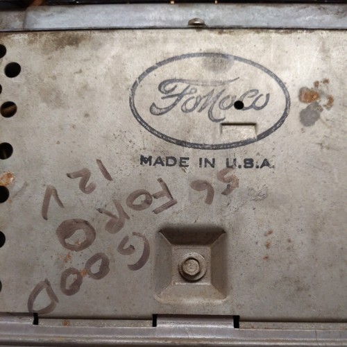 Vintage Rare Ford Car Stereo Push Button Radio - 1956 Original OEM FDR-18805-B - Picture 15 of 15