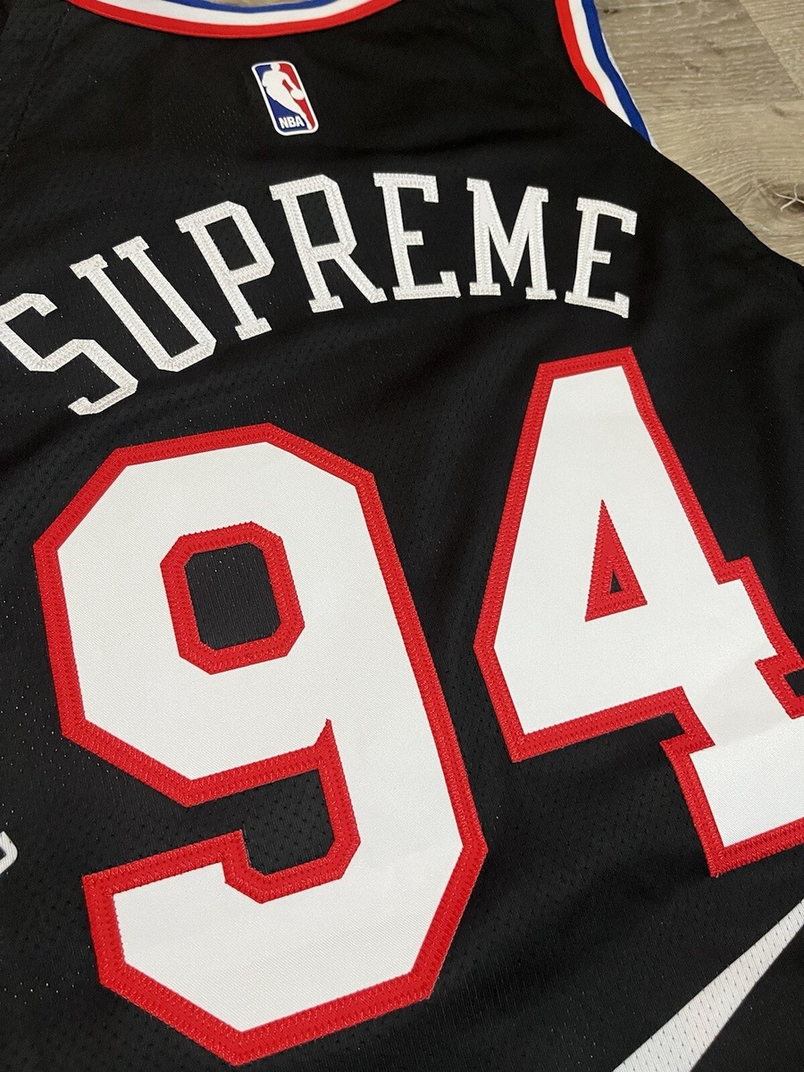 Nike Supreme NBA Basketball Jersey Authentic Aop AQ4228-010 Nike Supreme NBA Basketball Jersey Authentic Aop AQ4228-010