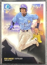 2018 Bowman Chrome Jesus Sanchez Peaks Of Potential Insert #PP-JS - Rays