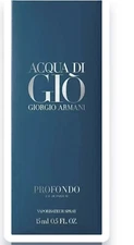 ACQUA DI GIO PROFONDO GIORGIO ARMANI 0.5oz / 15ml  EDP Spray NEW IN SEALED BOX