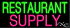 Brand New "Restaurant Supply" 32x13 Real Neon Sign w/Custom Options 10116