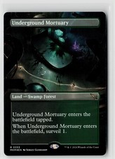 MTG MKM Karlov Manor Underground Mortuary (Borderless) Foil x1 NM Rare