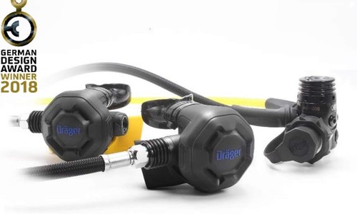 Dräger Secor 7000 erste Stufe Regler, Druckminderer Joch-Anschluss (232 - Bild 6 von 8