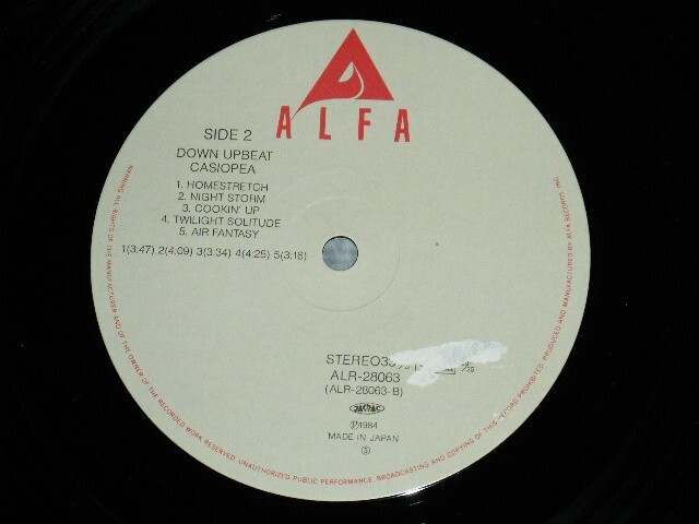 CASIOPEA Japan 1984 ALR-28063 NM LP+Obi+Promo?Book DOWN