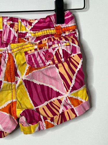 The Childrens Place Shorts Girls Size 5 Kids Pink Yellow Summer Casual Cotton - Picture 6 of 18