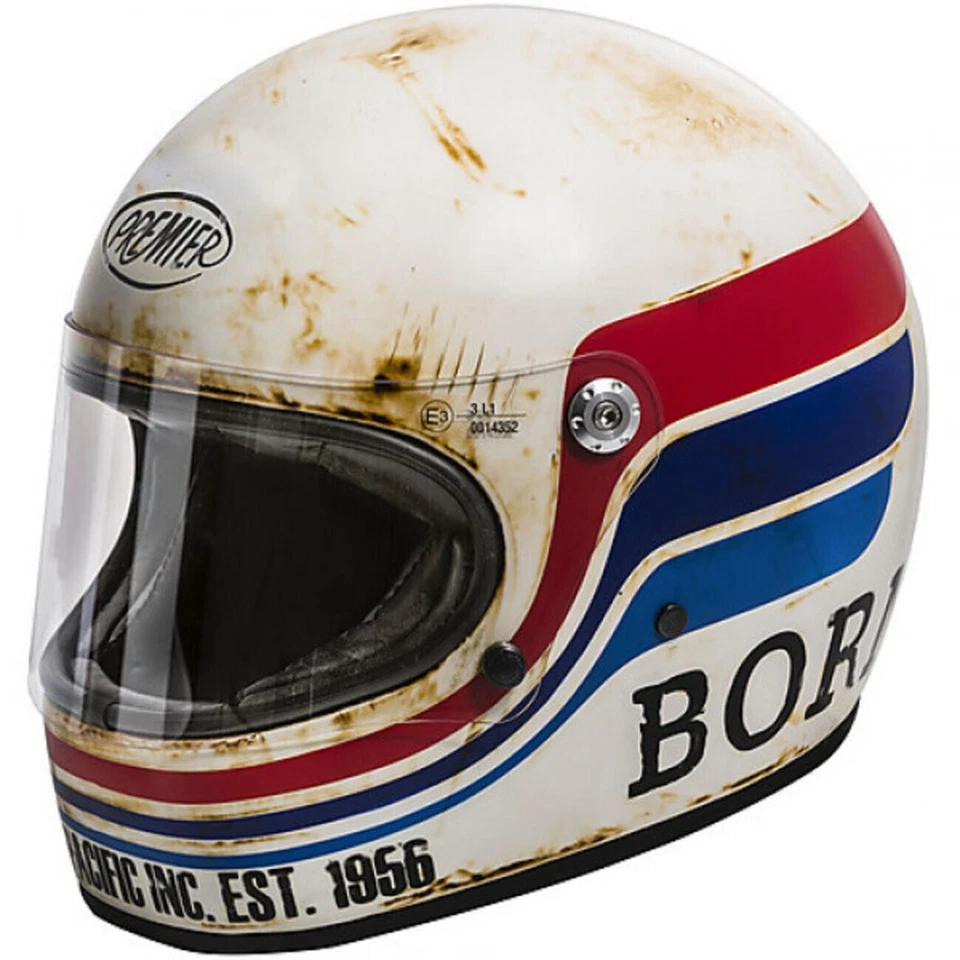 Casque Intégral Trophy Btr 8 Bm Premier Taille M ULTIMISSIMO!!! - Photo 1/1