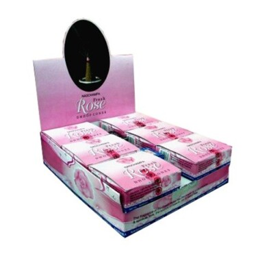 Räucherkegel Fresh Rose Satya 12 Dosen