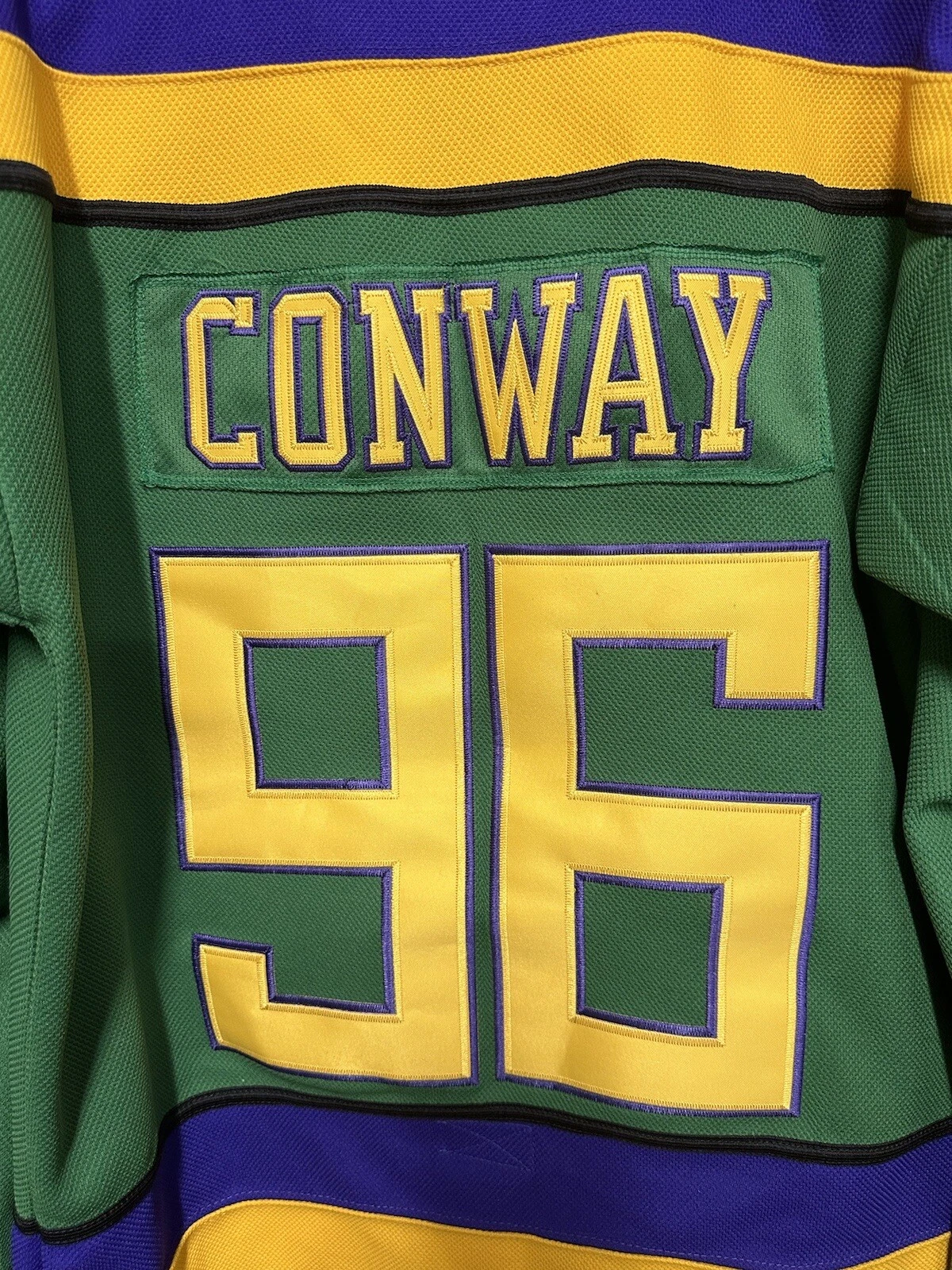 The Mighty Ducks Movie Charlie Conway #96 Hockey Jersey