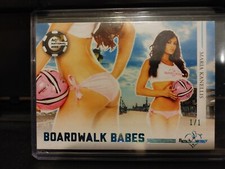 2022 Benchwarmer National Maria Kanellis Boardwalk Babes Butt Card Ice Blue 1/1