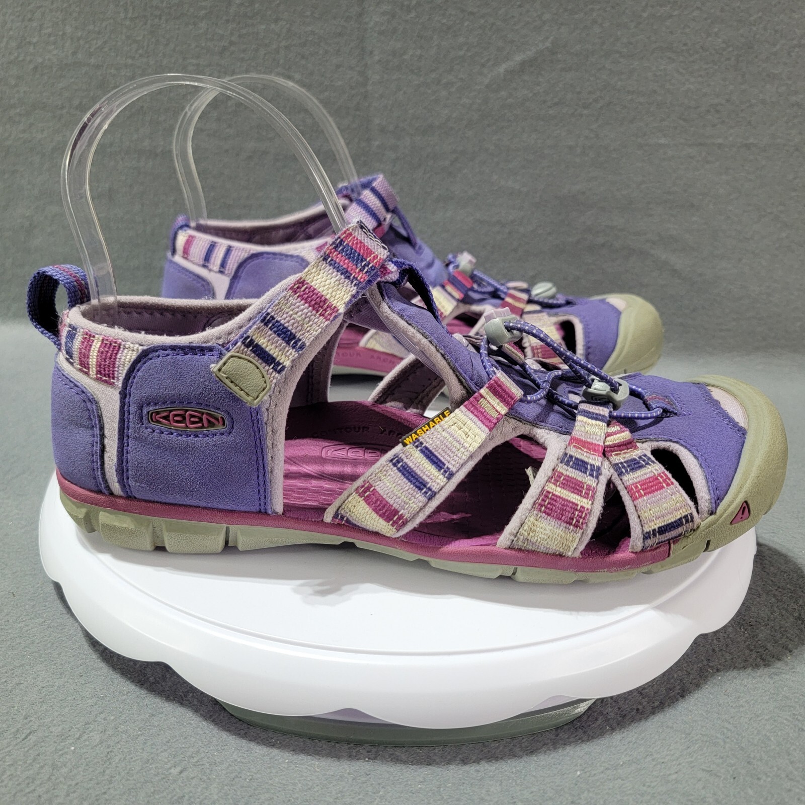 Sandali da esterno KidsTaglia 6 Ragazze Keen Seacamp 2 viola CNX impermeabili lavabili