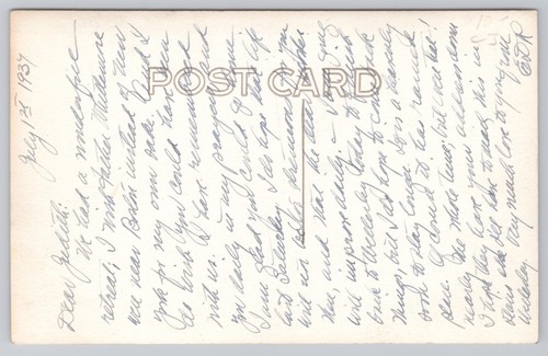 Massachusetts (MA) View RPPC Postcard: Chapel & Garden, Adelynrood, S. Byfield - Picture 2 of 2