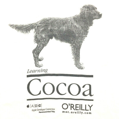 Vtg Learn Cocoa Apple Computer Developer Connection T-Shirt Dog Logo Mac Tee XL