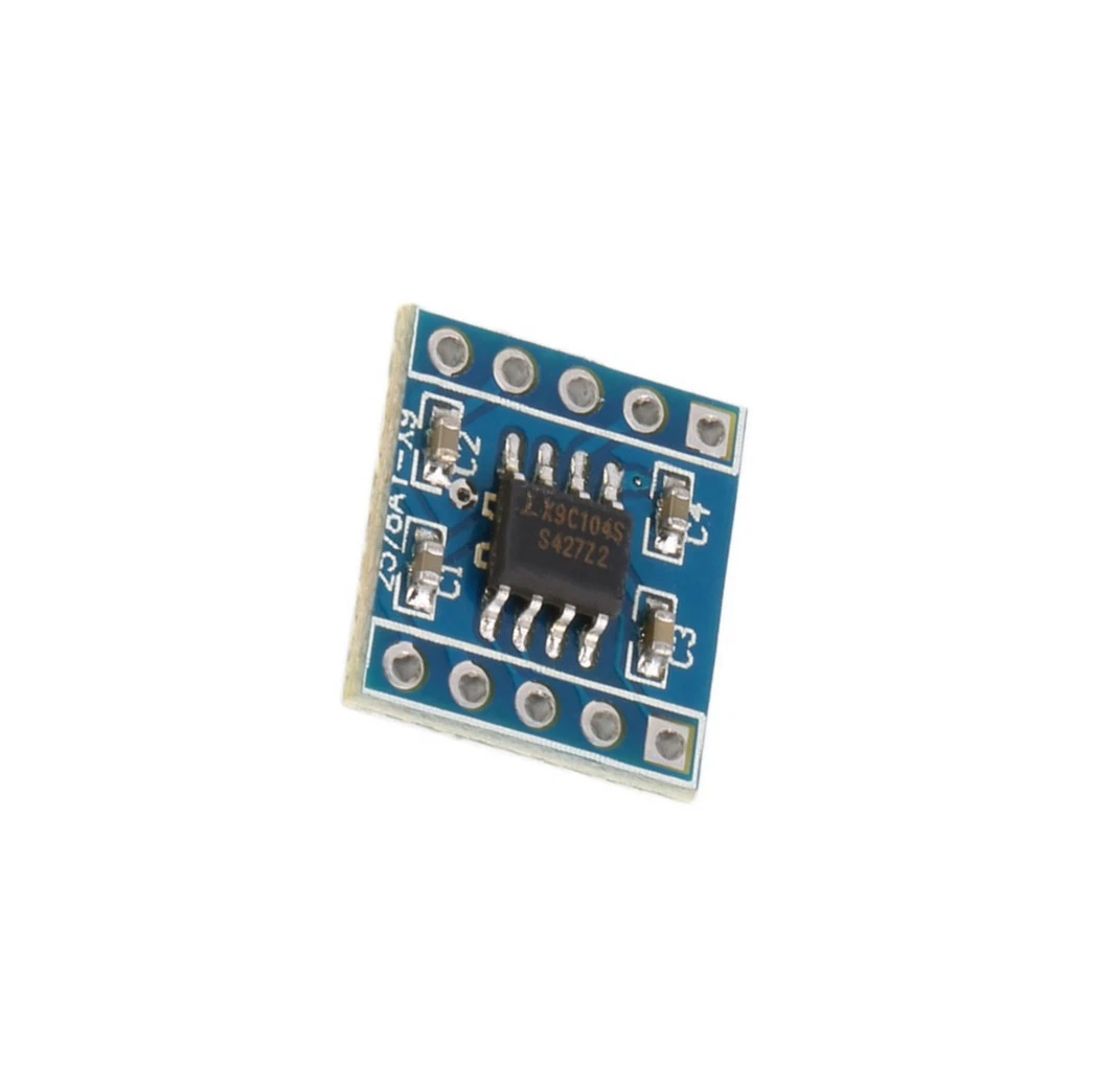 Interfacing X9C104 100K Digital Potentiometer Module With