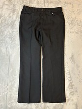 Vintage Levi  s Slacks 38X31.5 Men's Black Pants USA Straight 80s